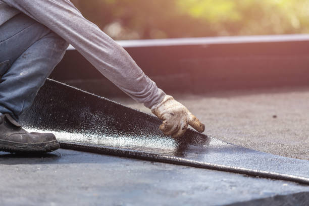 Professional Exterior Waterproofing technician working in Pulaski, WI